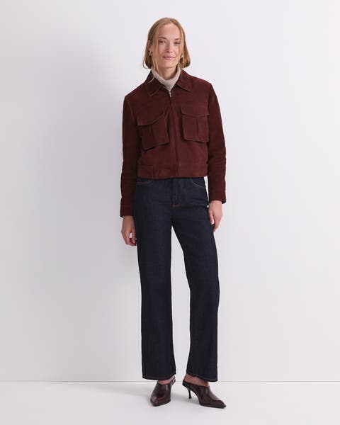 Lolita Suede Cropped Jacket