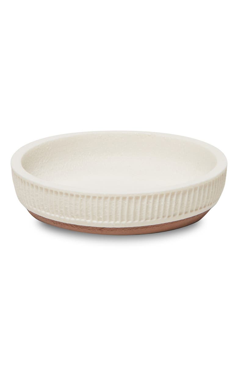 ROSELLI TRADING COMPANY Ribbed Soap Dish, Main, color, 