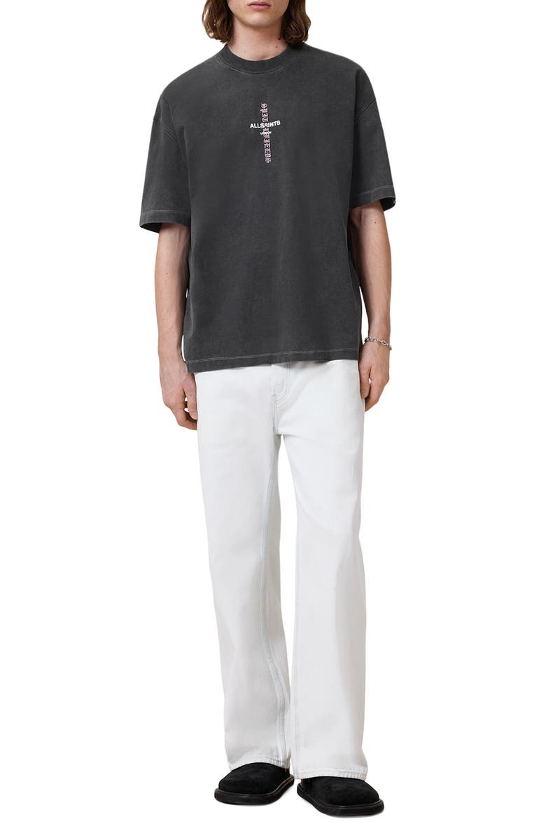 AllSaints Knox Embroidered Graphic T-Shirt, Alternate, color, 