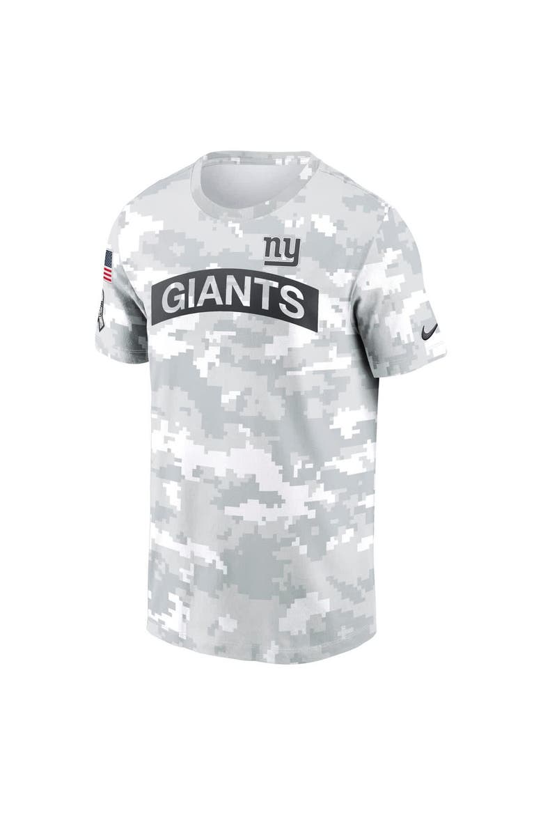 Men's Nike Arctic Camo New York Giants 2024 Salute To Service Performance T-Shirt, Alternate, color, Arctic Camo