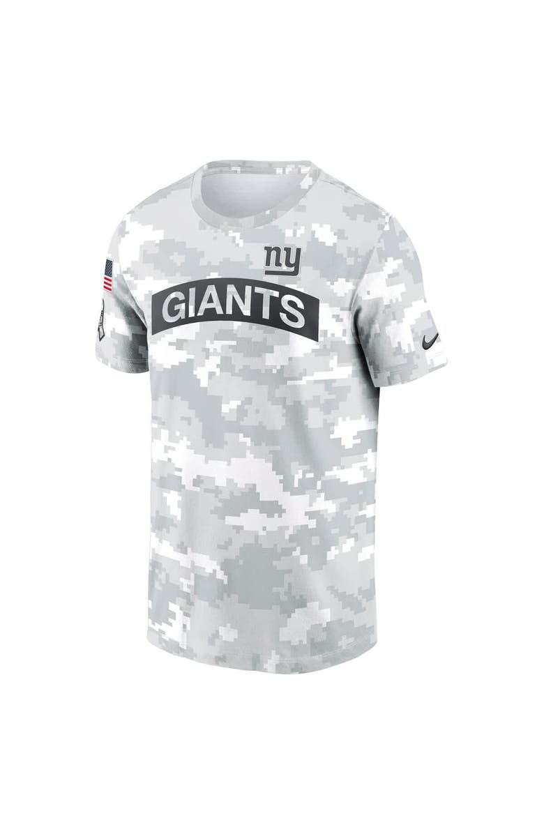 Nike Men's Nike Arctic Camo New York Giants 2024 Salute To Service Performance T-Shirt, Alternate, color, Arctic Camo