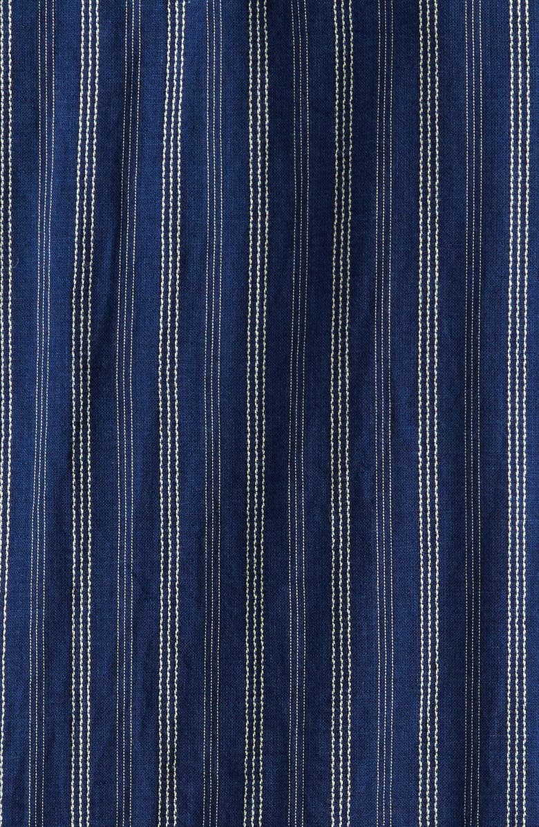 Double RL Stripe Cotton Double Cloth Button-Up Shirt, Alternate, color, 