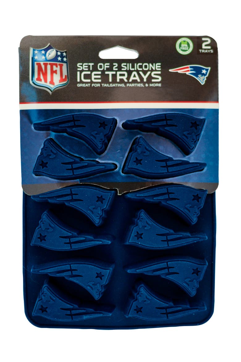 New England Patriots Ice Cube Tray, Main, color, Blue