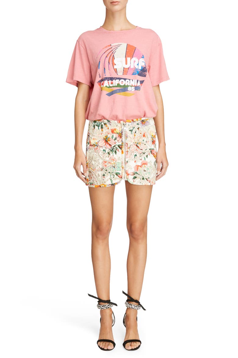 Surf California Tee, Alternate, color, CANDY PINK