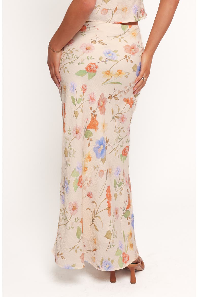 Giarda Floral Print Crinkle Maxi Skirt, Alternate, color, FLORAL