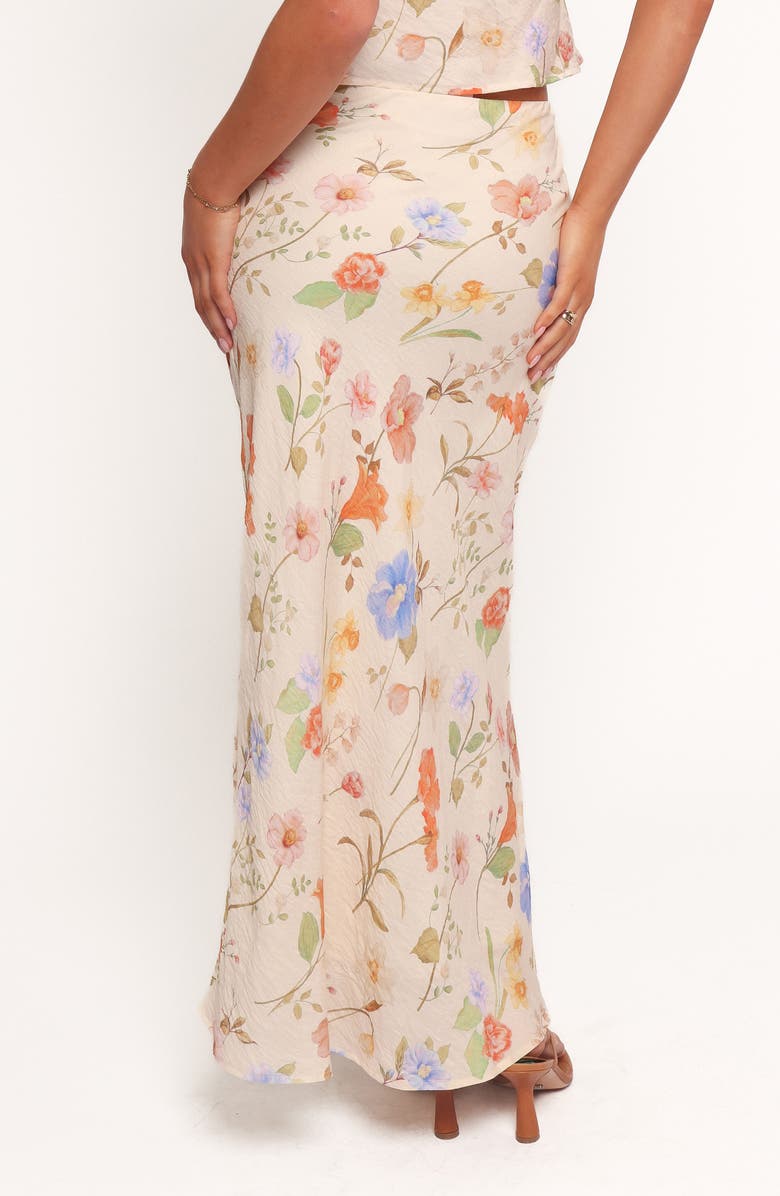 Petal & Pup Giarda Floral Print Crinkle Maxi Skirt, Alternate, color, Floral