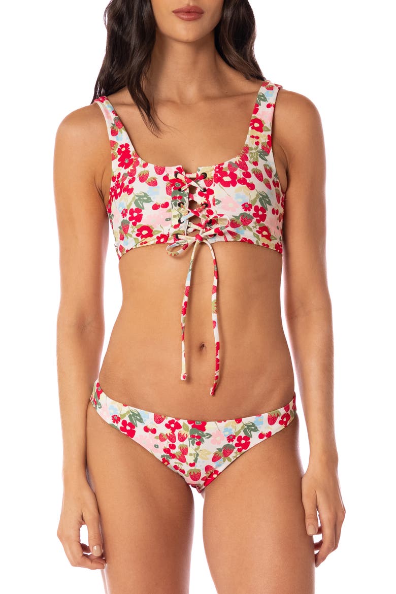 Dazzle Reversible Bikini Top, Alternate, color, OPEN WHITE