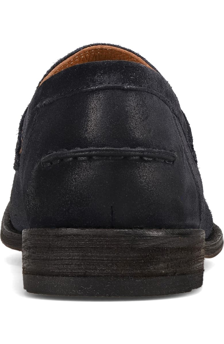 Frye Tyler Flex Leather Penny Loafer, Alternate, color, Midnight