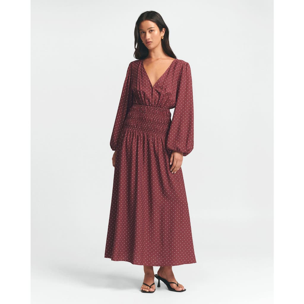 St Mrlo May Gather Dress In Brown