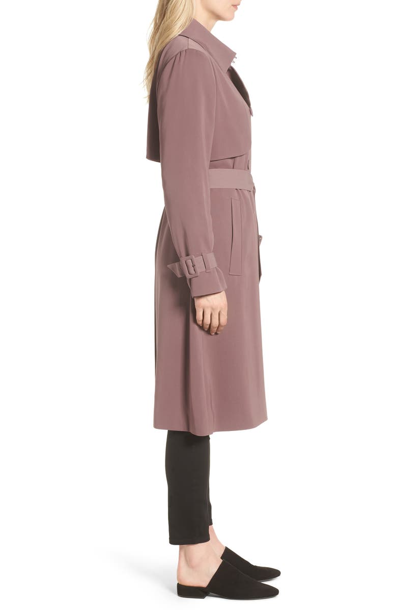 London Fog Modern Trench Coat, Alternate, color,