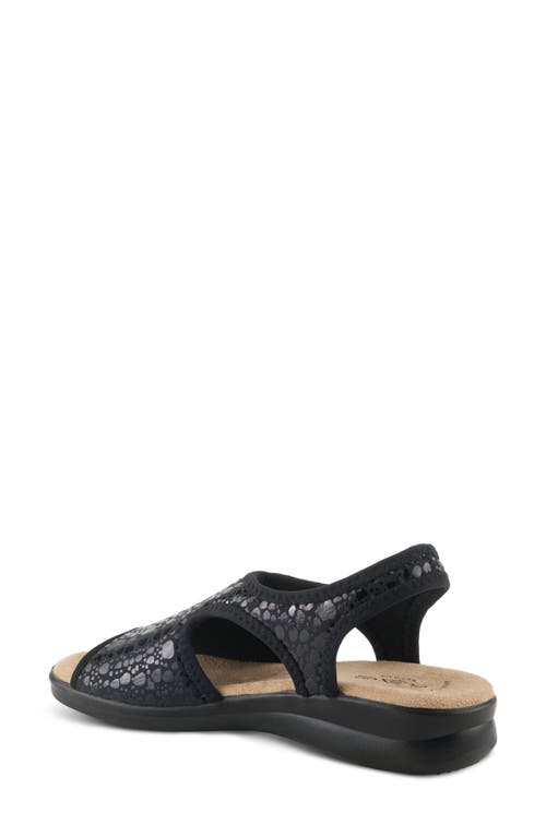 Flexus By Spring Step Nyaman Slingback Sandal In Black