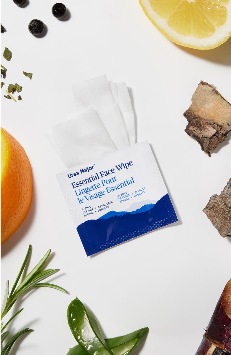 Ursa Major Essential Face Wipes, Alternate, color, Blue