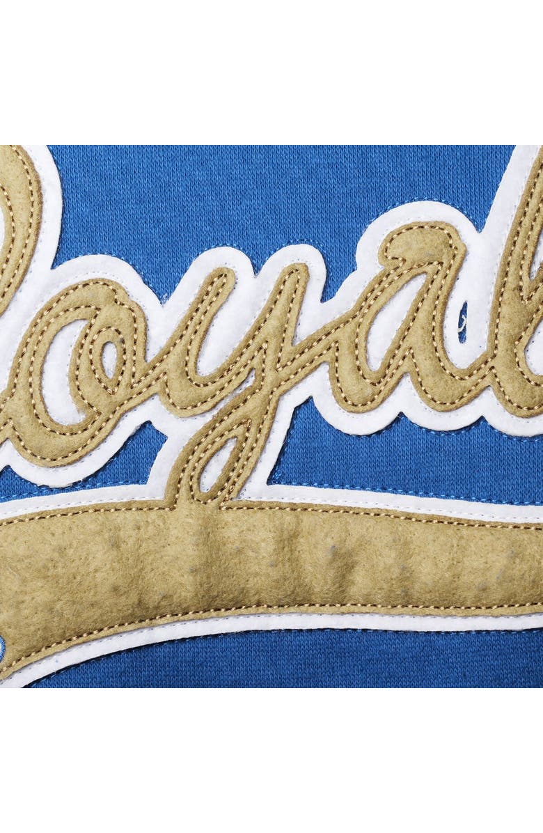 SOFT AS A GRAPE Women's Soft as a Grape Royal Kansas City Royals Plus Size Side Split Pullover Hoodie, Alternate, color, Royal