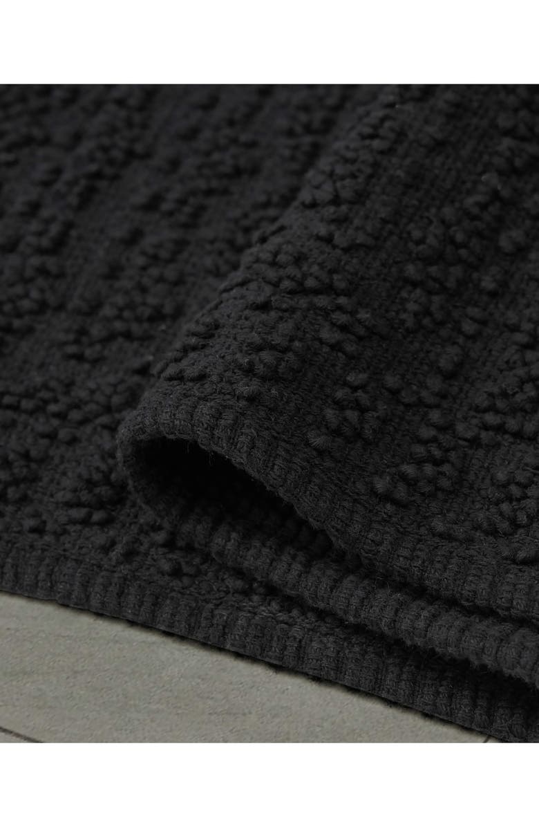 French Connection Nellore Fringe 2-Piece Bath Rug, Alternate, color, Black