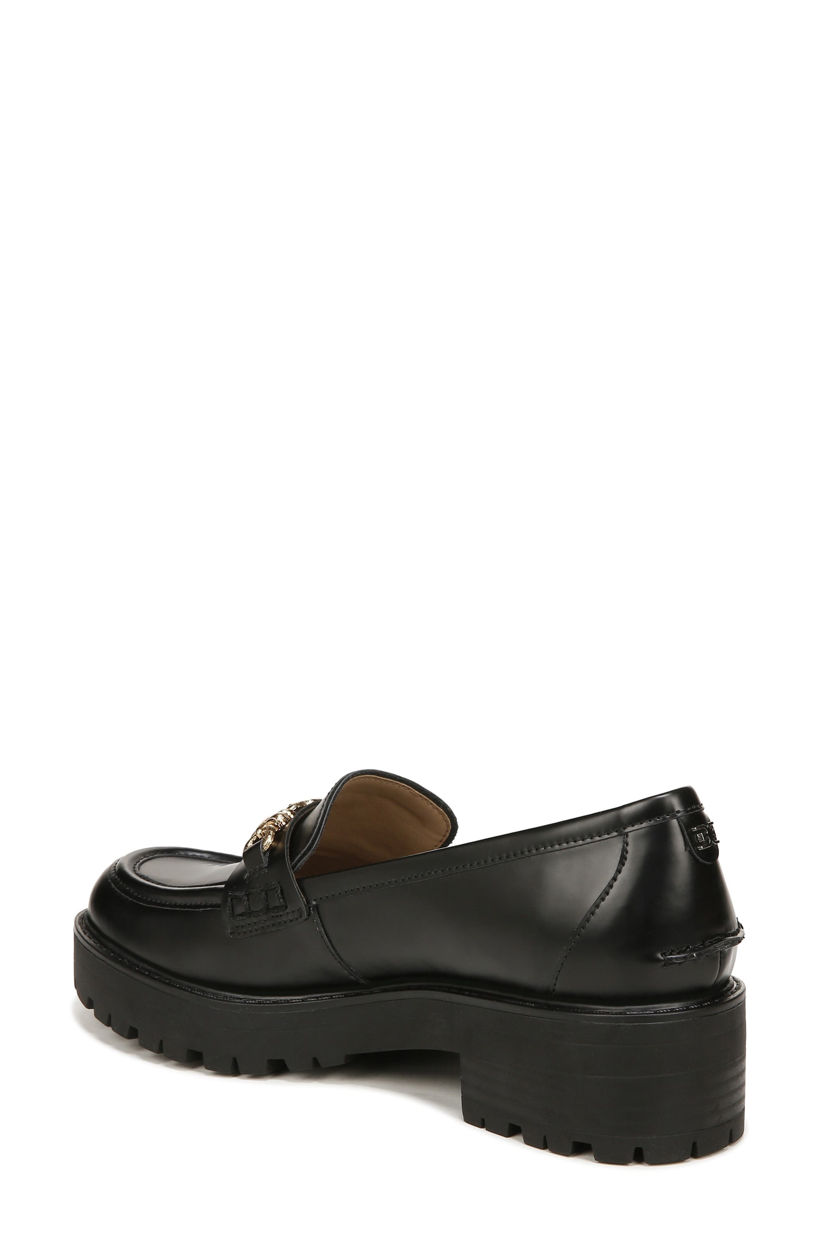 Teo Lug Loafer, Alternate, color, BLACK