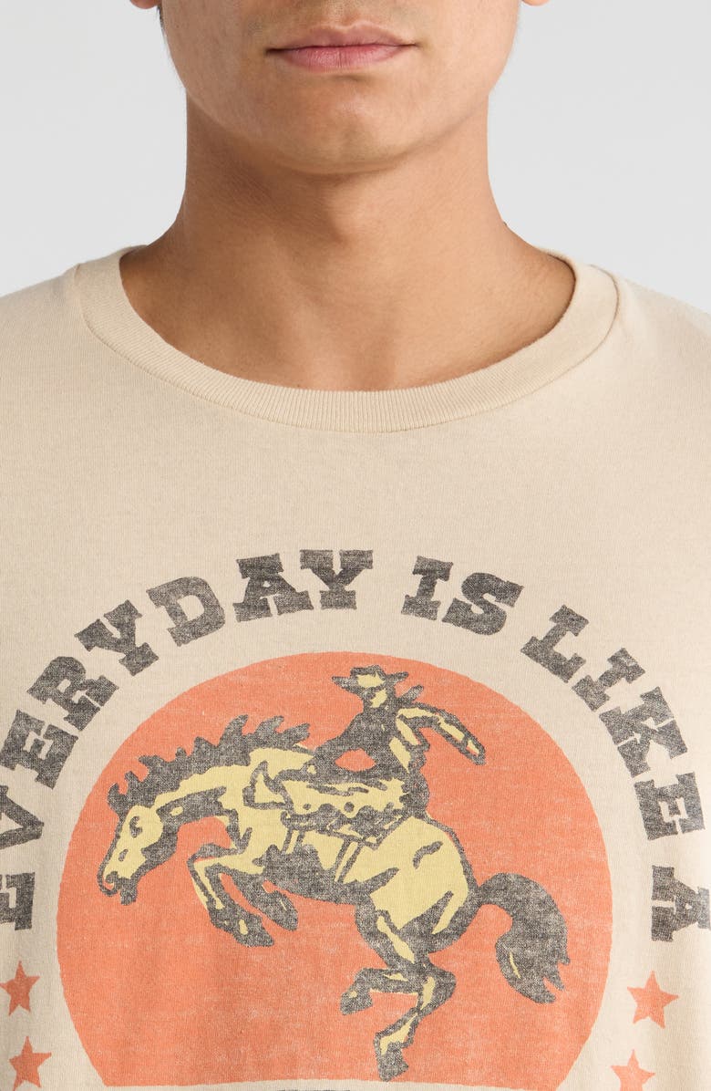 Junk Food Everyday is Like a Rodeo Graphic T-Shirt, Alternate, color, 