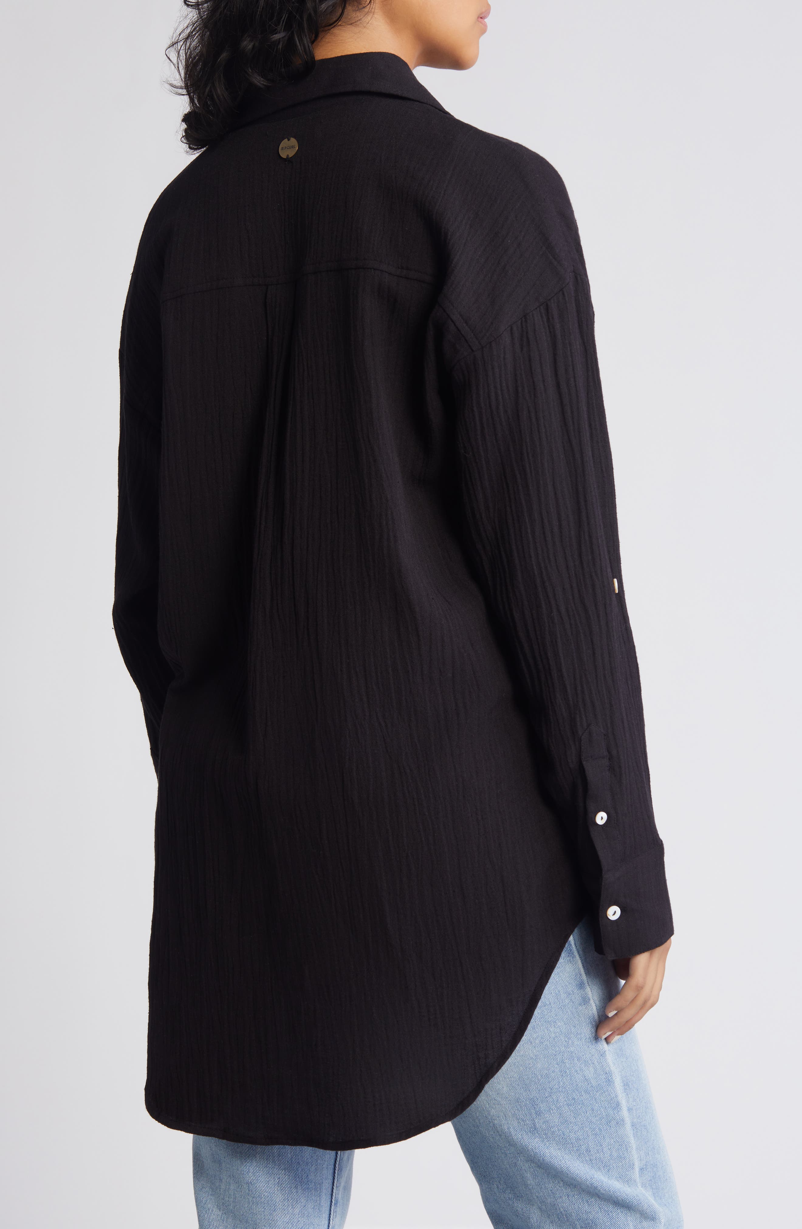 Premium Linen Button-Up Blouse - image 2