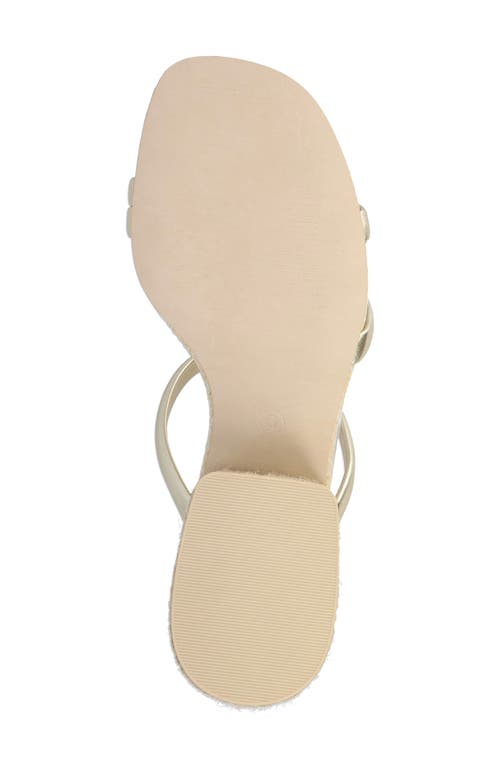 Mia Isabeli Slide Sandal In Gold