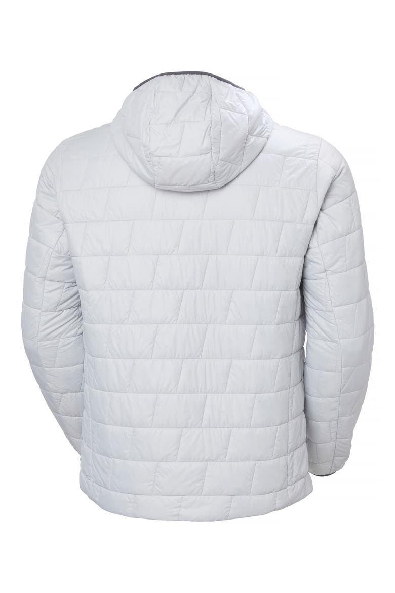 Lifaloft Hooded Insulator Jacket, Alternate, color, GREY FOG