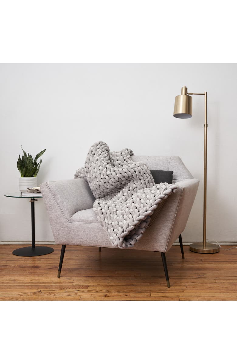 Bearaby Knit Velvet Weighted Blanket, Alternate, color,