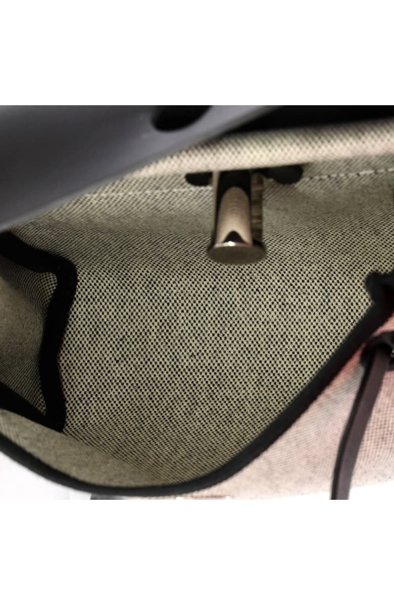 Pre-Owned Hermes Herbag Zip Toile and Leather 20, Alternate, color, Noir