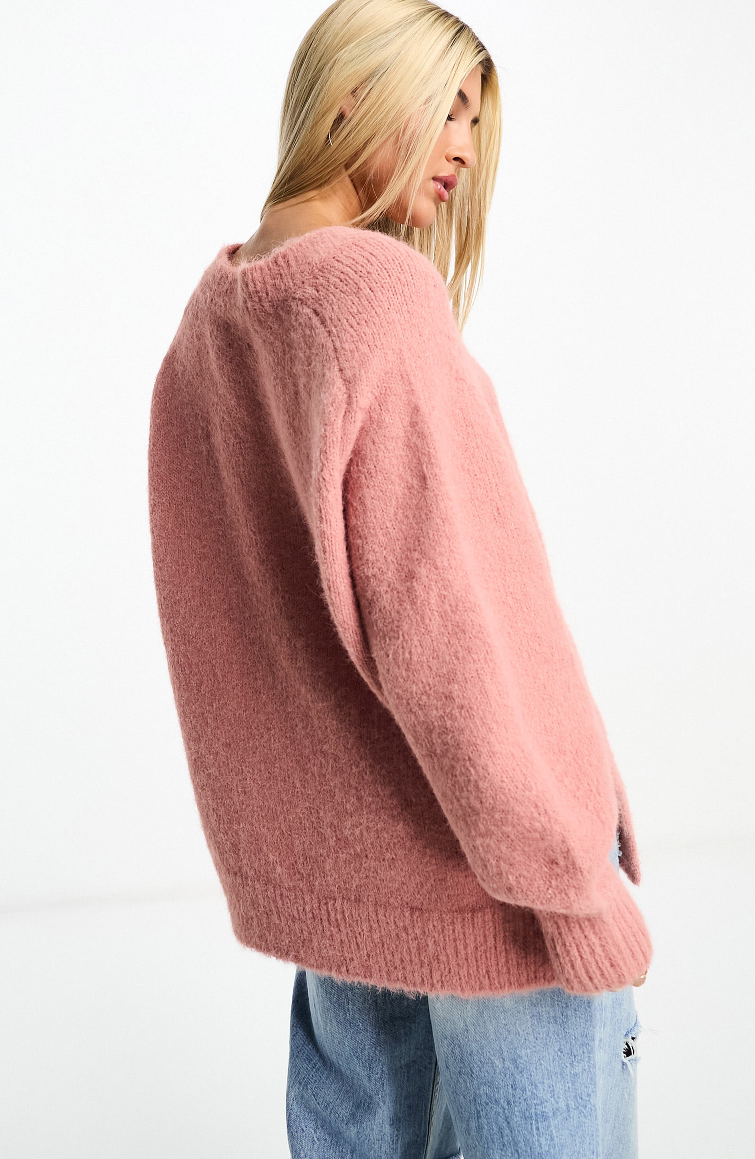 Oversize V-Neck Sweater - image 2