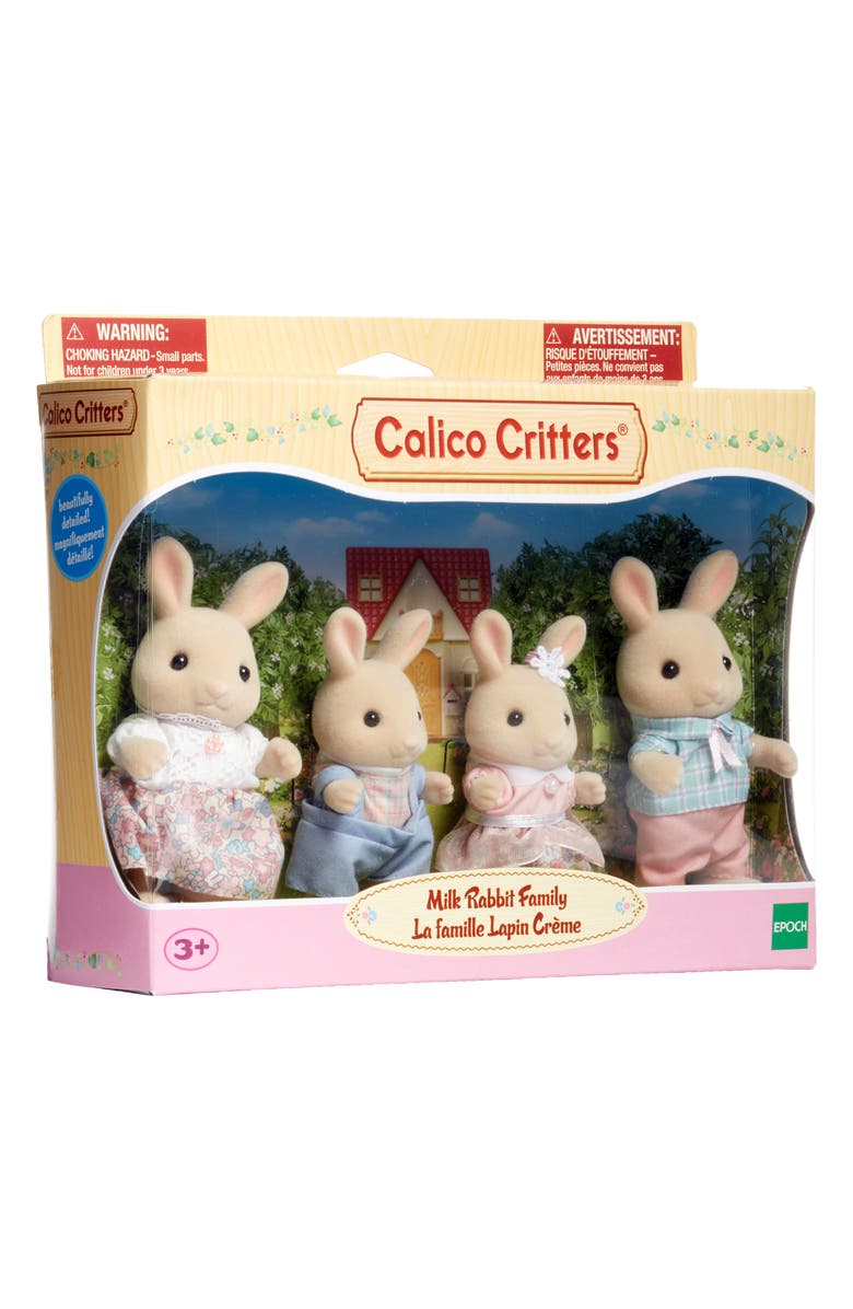 Calico Critters Milk Rabbit Family, Alternate, color, Multi