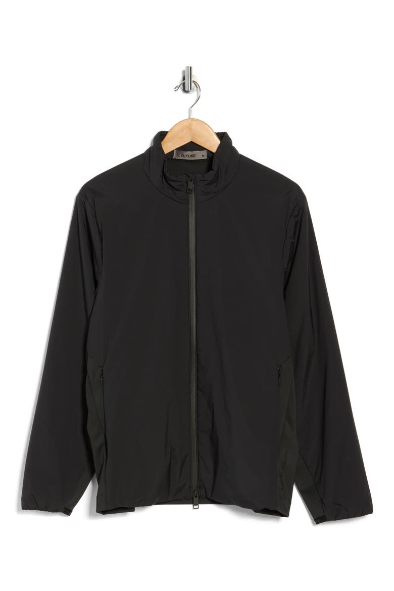 The Maverick Hybrid Stretch Golf Jacket, Alternate, color, ONYX