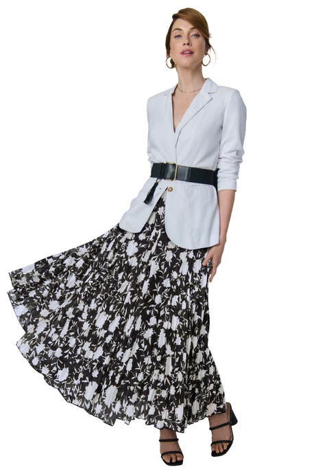Flowing Crinkled Maxi Skirt