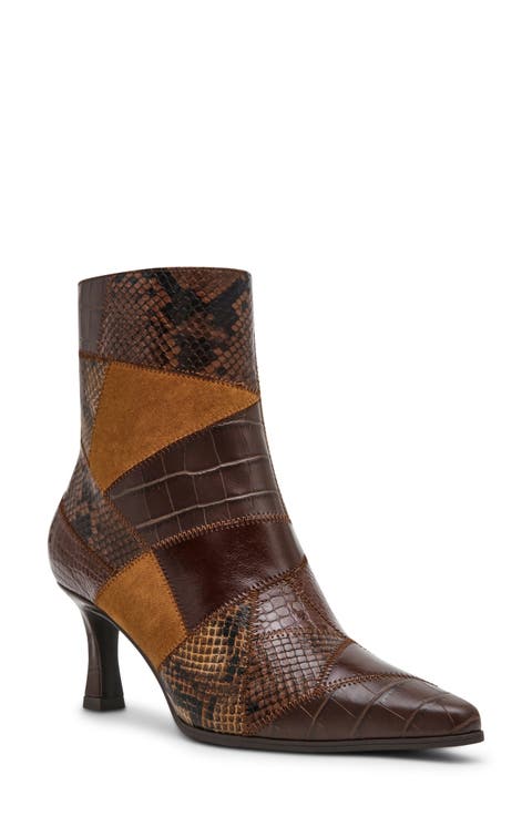 Cosia Pointed Toe Faux Leather Bootie