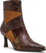Anne Klein Cosia Pointed Toe Faux Leather Bootie