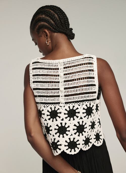 Mint Velvet Crochet Midi Dress