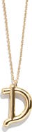 BaubleBar Bubble Initial Necklace