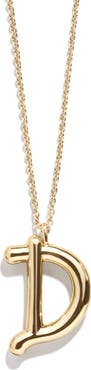 BaubleBar Bubble Initial Necklace