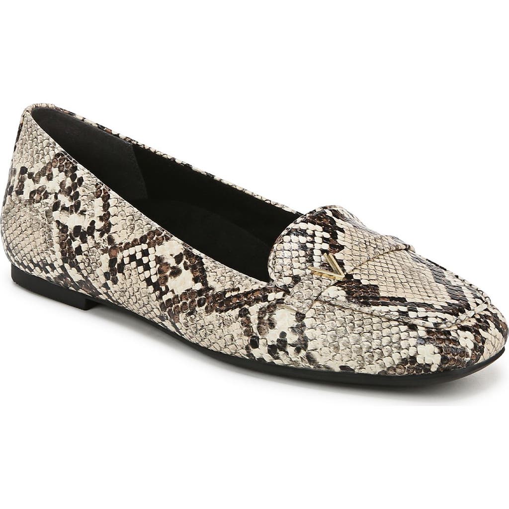 Vionic Hayes Square Toe Loafer In Ivory Multi