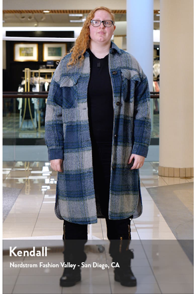 Plaid Longline Coat video