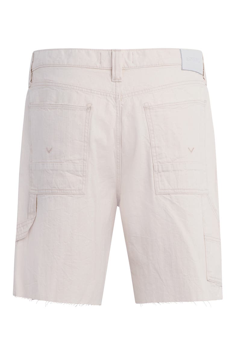 Carpenter Denim Shorts, Alternate, color, ECRU