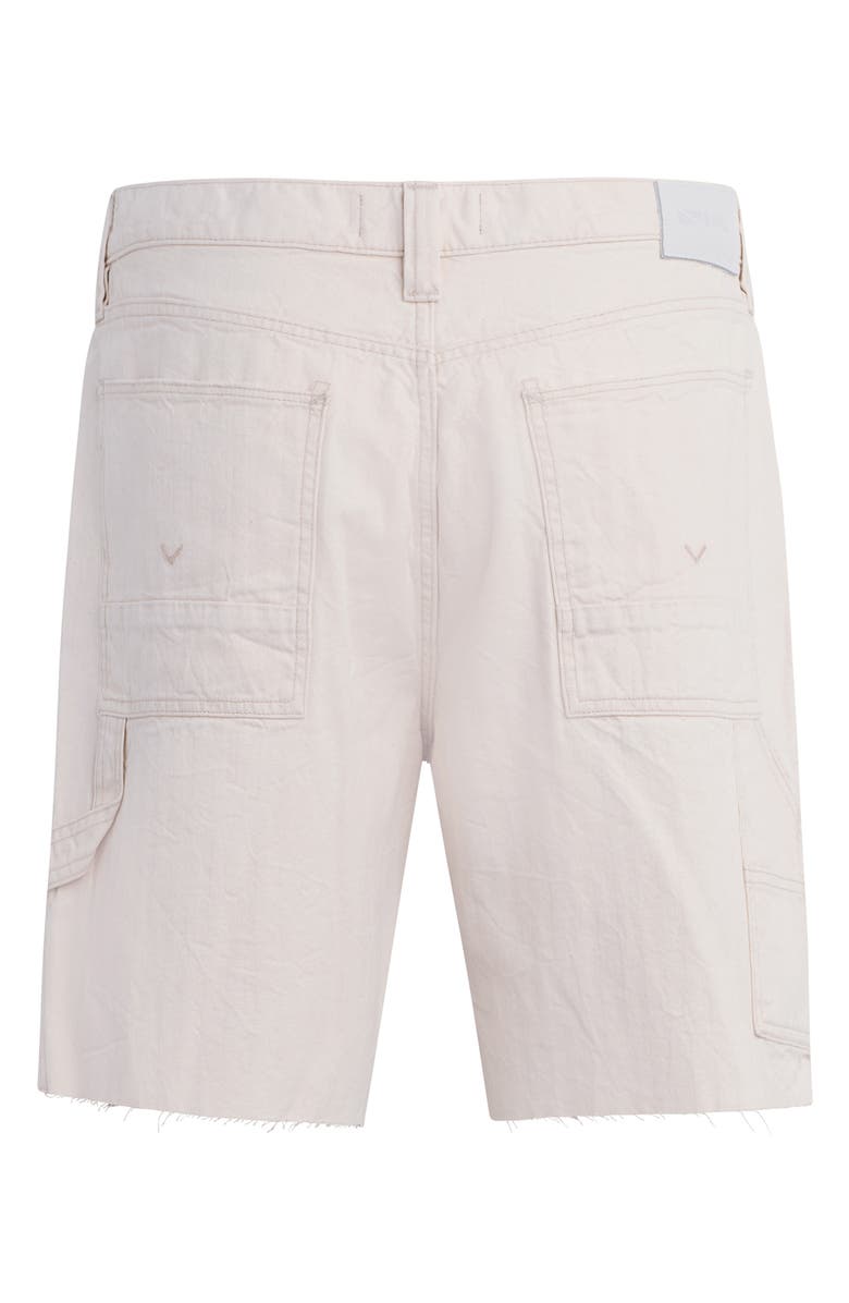 Hudson Jeans Carpenter Denim Shorts, Alternate, color, Ecru