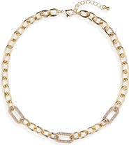 NORDSTROM RACK Chunky Link Pavé CZ Necklace