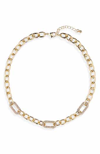 NORDSTROM RACK Chunky Link Pavé CZ Necklace
