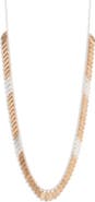 Open Edit Shimmer Chain Necklace