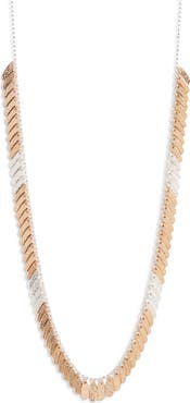 Open Edit Shimmer Chain Necklace