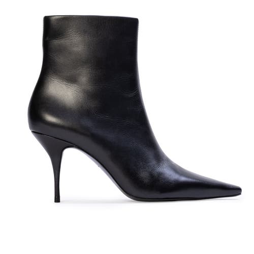 Black Suede Studio Lainey 80 Boot In Black