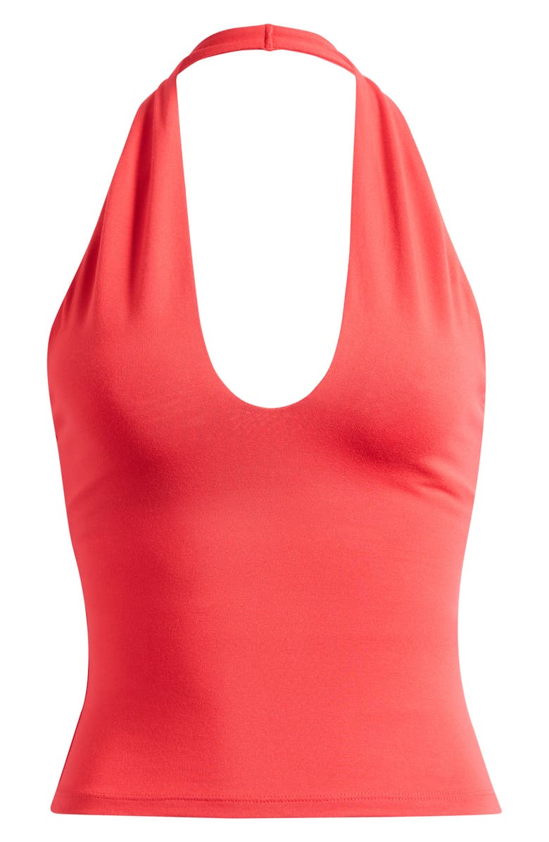 SKIMS Smooth Layers Halter Top, Main, color,