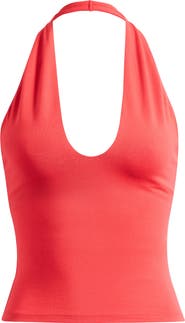 SKIMS Smooth Layers Halter Top