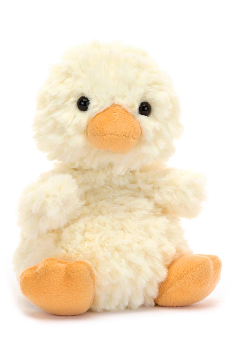 Jellycat Duck Stuffed Animal, Main, color, 
