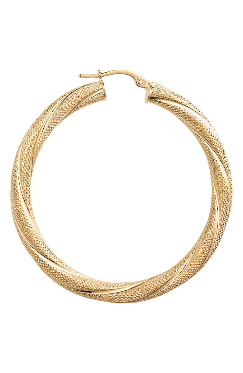 Bony Levy Katharine 14K Gold Twisted Hoop Earrings, Alternate, color,