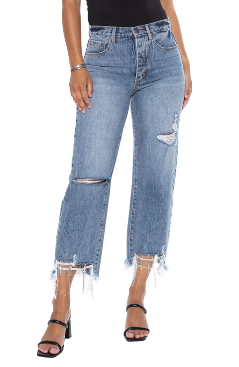 All Chained Up Ankle Jean