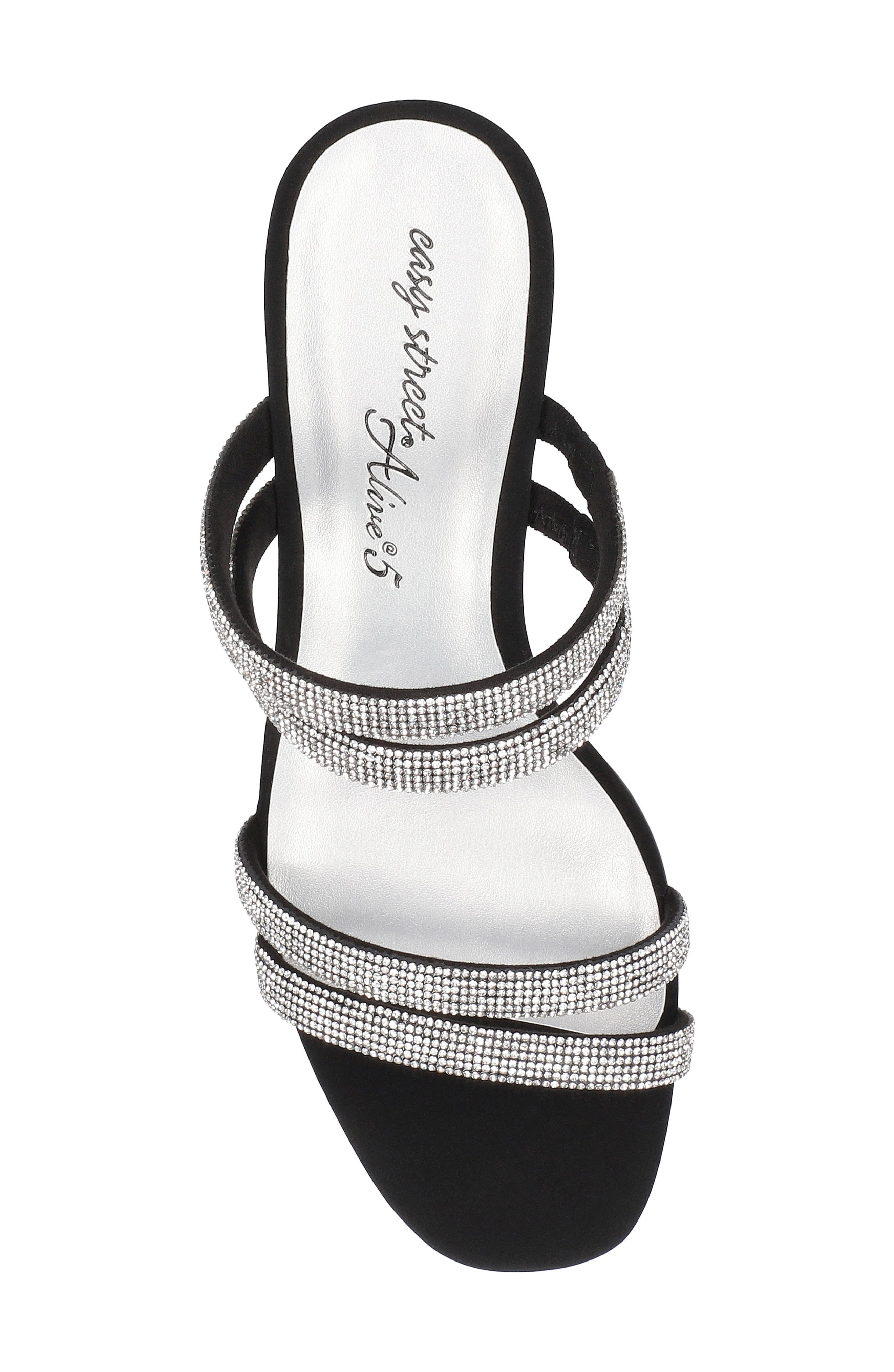 Jemma Slide Sandal, Alternate, color, BLACK LAMY STONES