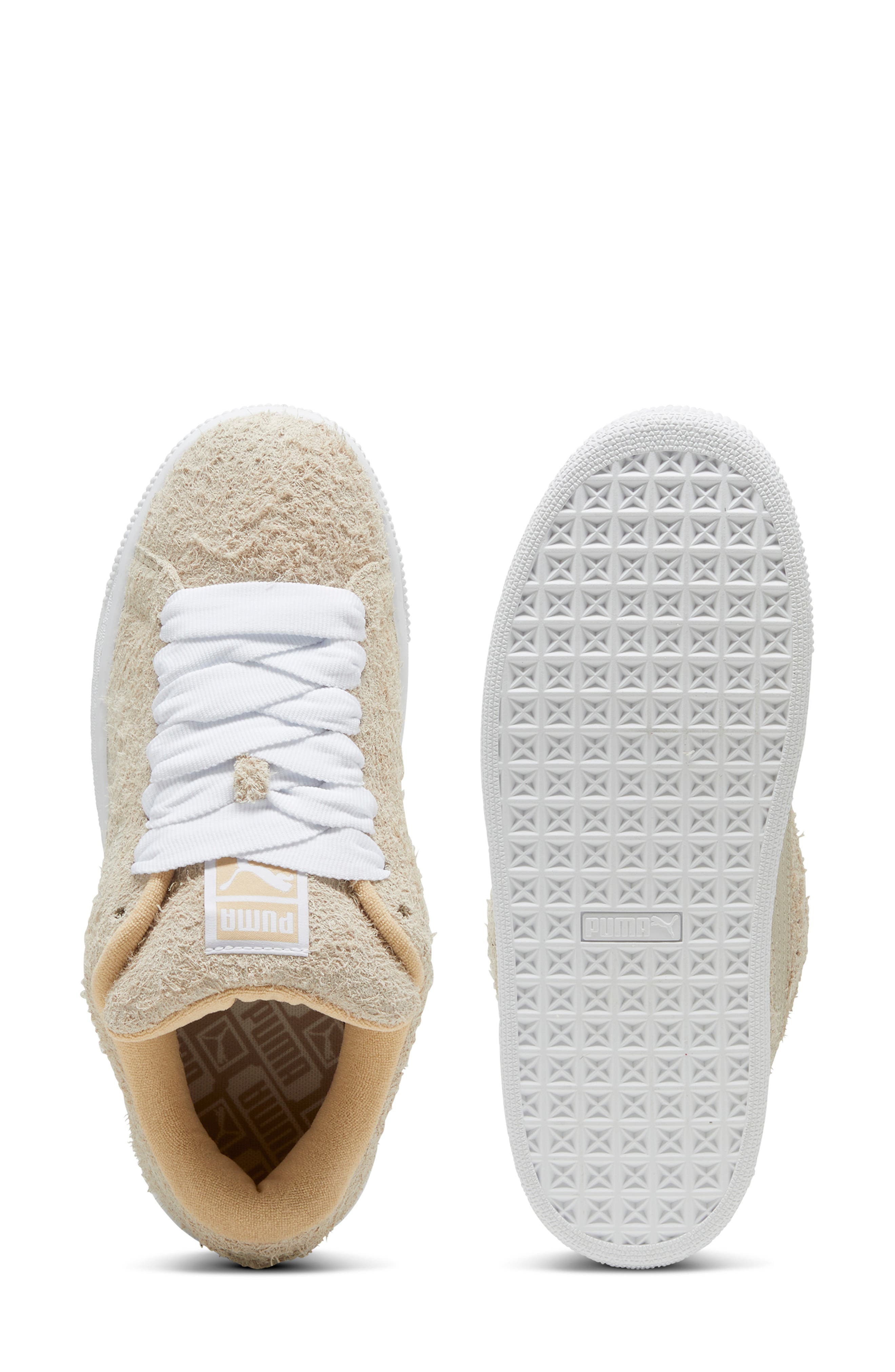 PUMA Suede XL Hairy Sneaker, Alternate, color, 
